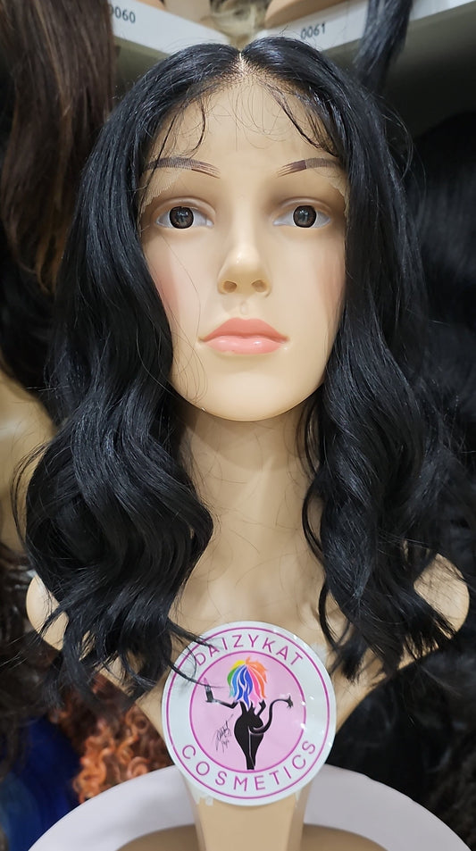 #19 Lily - 13x7 HD Full Lace Front Free Parting Wig - Color BLACK