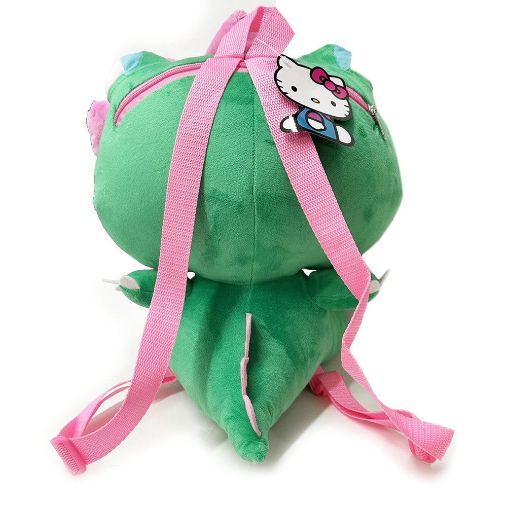 Kitty Green Dragon 15In Plush Backpack