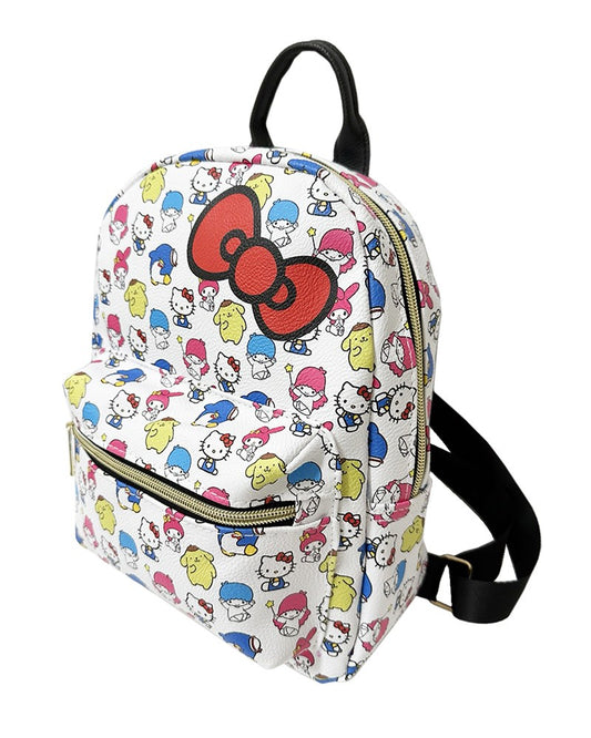 Kitty & Friends Faux Leather 10In Backpack