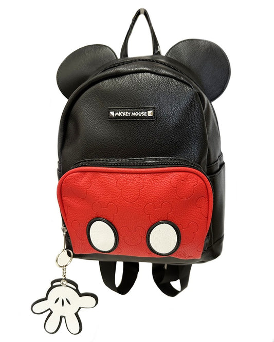 Mickey Mouse Faux Leather 10In Mini Backpack