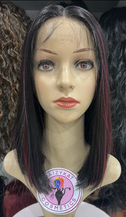 #96 Jess - Middle Part Lace Front Wig - Color 1B/BUG