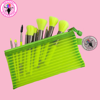 Neon Green Brush Set
