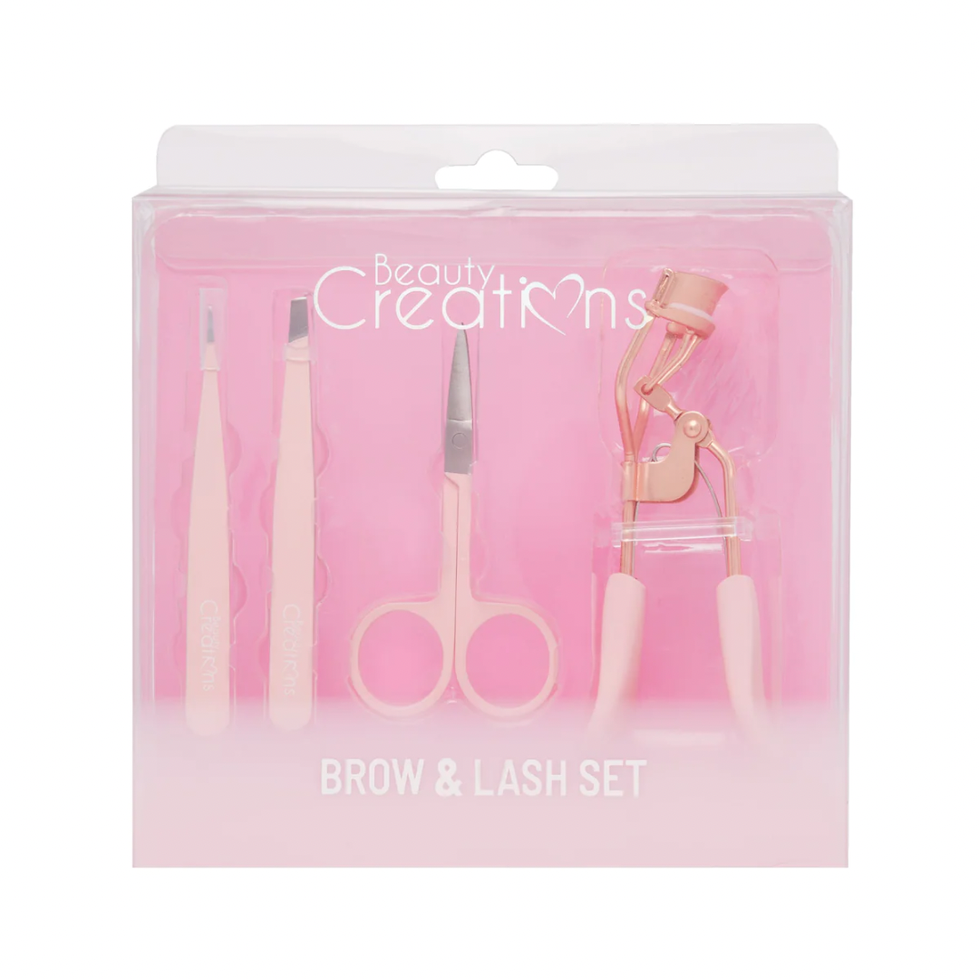 Pink Brow & Lash Set