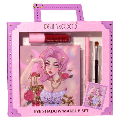 CHAINS AND ROSES EYESHADOW & MAKEUP SET
