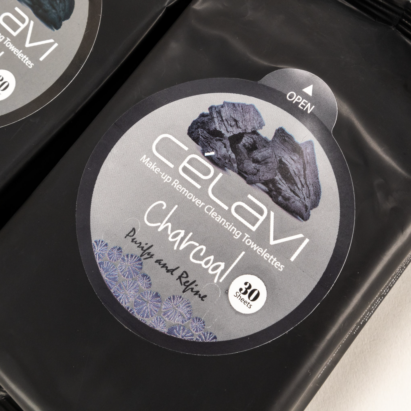 Celavi Charcoal Makeup Remover Wipes