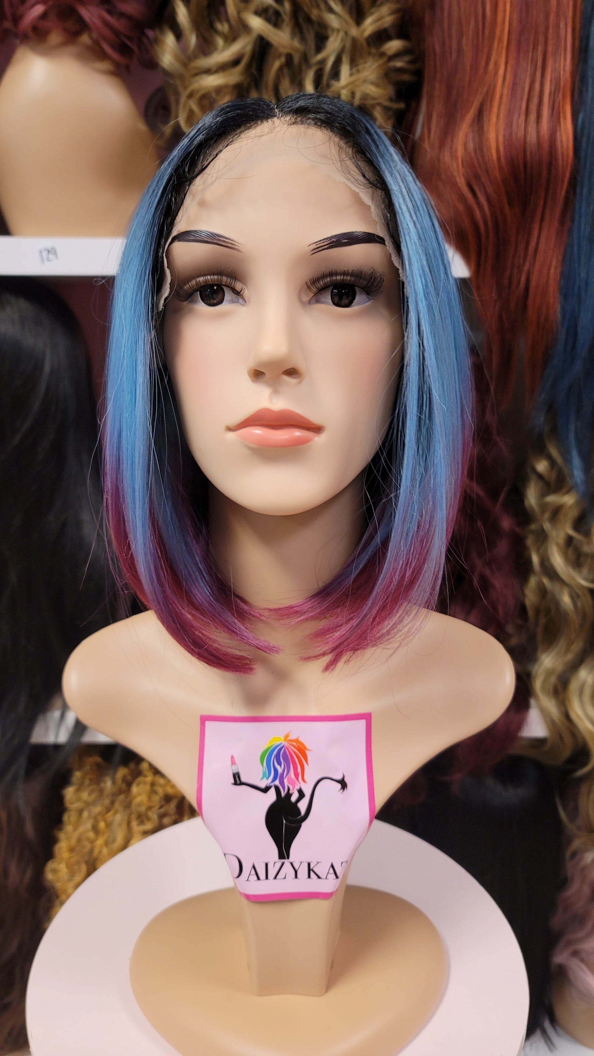 466 CHA CHA - Middle Part Lace Front Wig - BLU.PURP - DaizyKat Cosmetics 466 CHA CHA - Middle Part Lace Front Wig - BLU.PURP DaizyKat Cosmetics Wigs