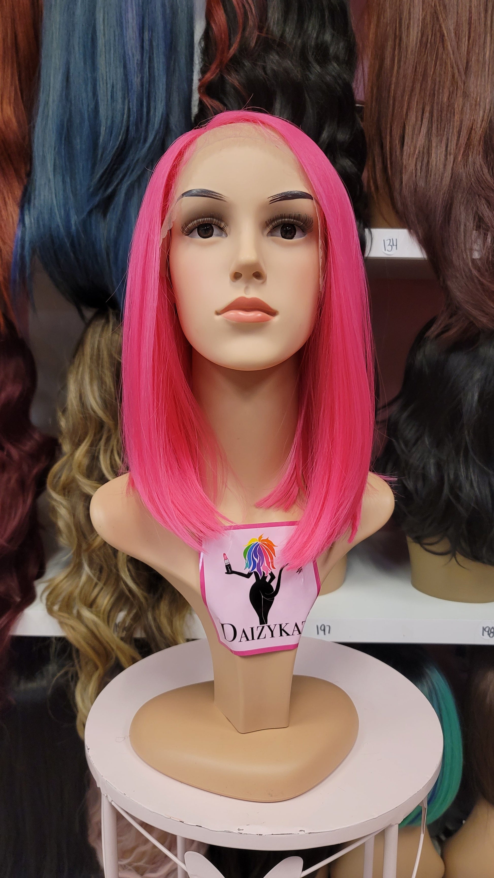 72 EVE - Middle Part Lace Front Wig - PINK - DaizyKat Cosmetics 72 EVE - Middle Part Lace Front Wig - PINK DaizyKat Cosmetics Wigs