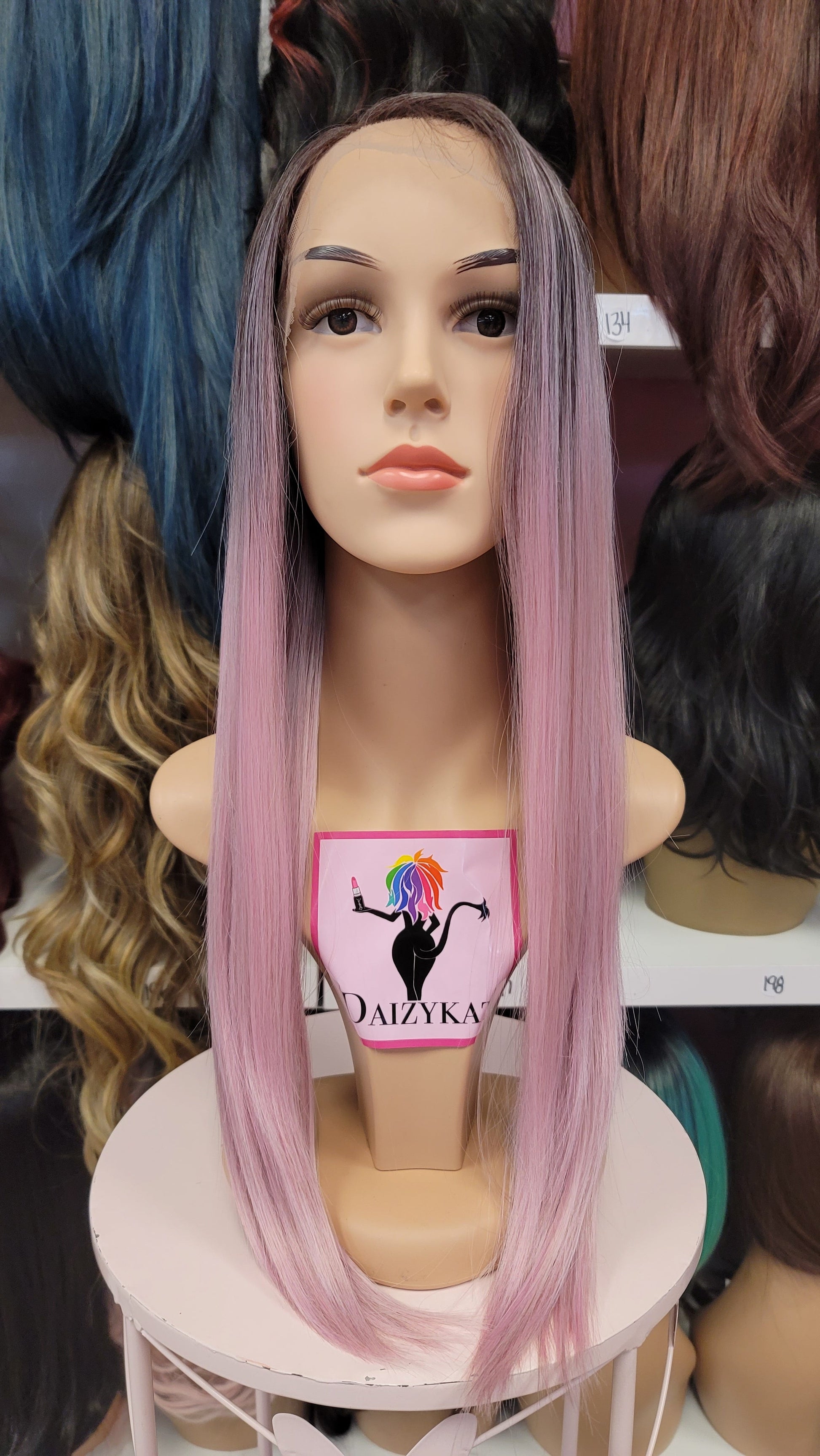 40 CASSIE - Left Part Lace Front Wig - 4/PINK - DaizyKat Cosmetics 40 CASSIE - Left Part Lace Front Wig - 4/PINK DaizyKat Cosmetics Wigs