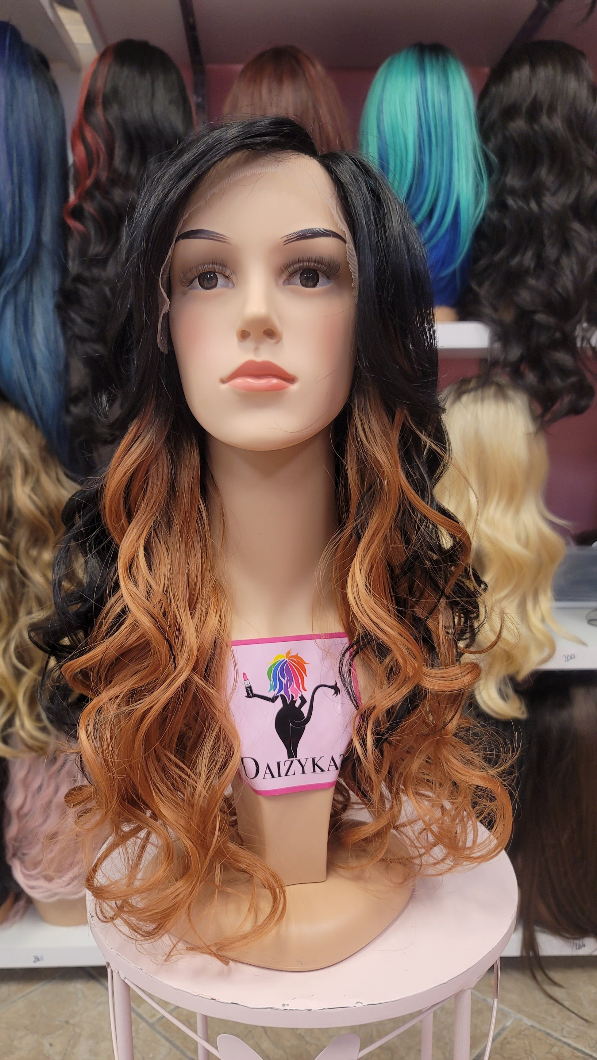 480 Bella - Side Part Lace Front Wig - 1B/30 - DaizyKat Cosmetics 480 Bella - Side Part Lace Front Wig - 1B/30 DaizyKat Cosmetics Wigs
