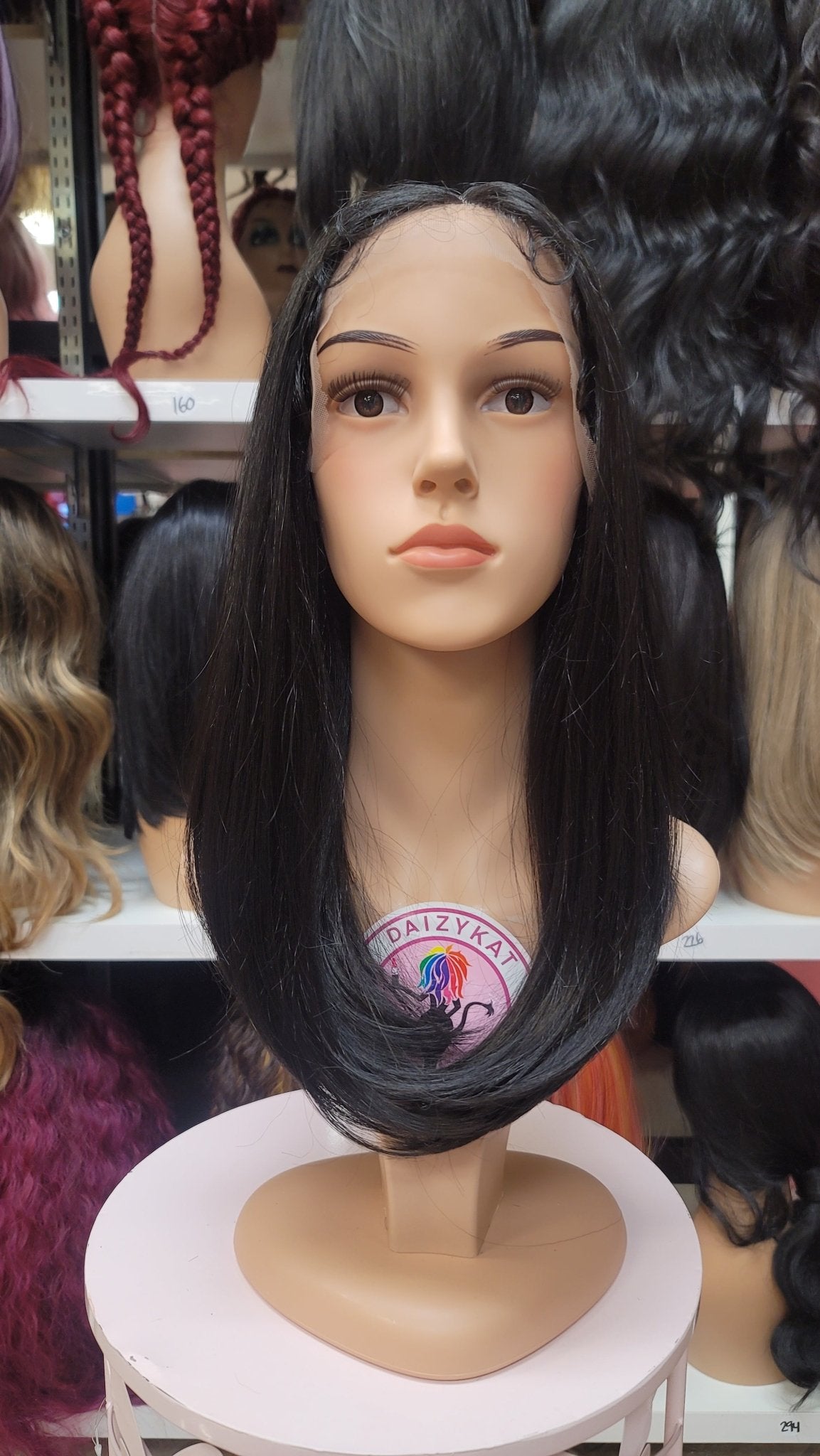 260 JANE - Middle Part Lace Front Wig - 1B - DaizyKat Cosmetics 260 JANE - Middle Part Lace Front Wig - 1B DaizyKat Cosmetics Wigs