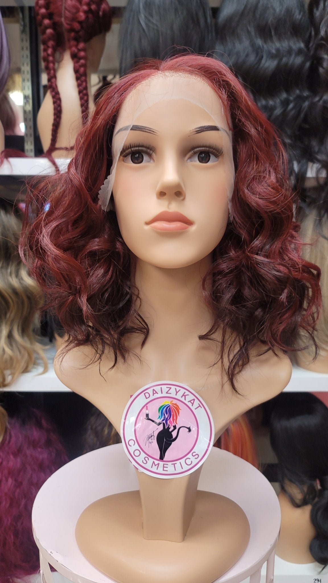274 Leslie - 13x4 Free Part Lace Front Wig - D.RED - DaizyKat Cosmetics 274 Leslie - 13x4 Free Part Lace Front Wig - D.RED DaizyKat Cosmetics Wigs