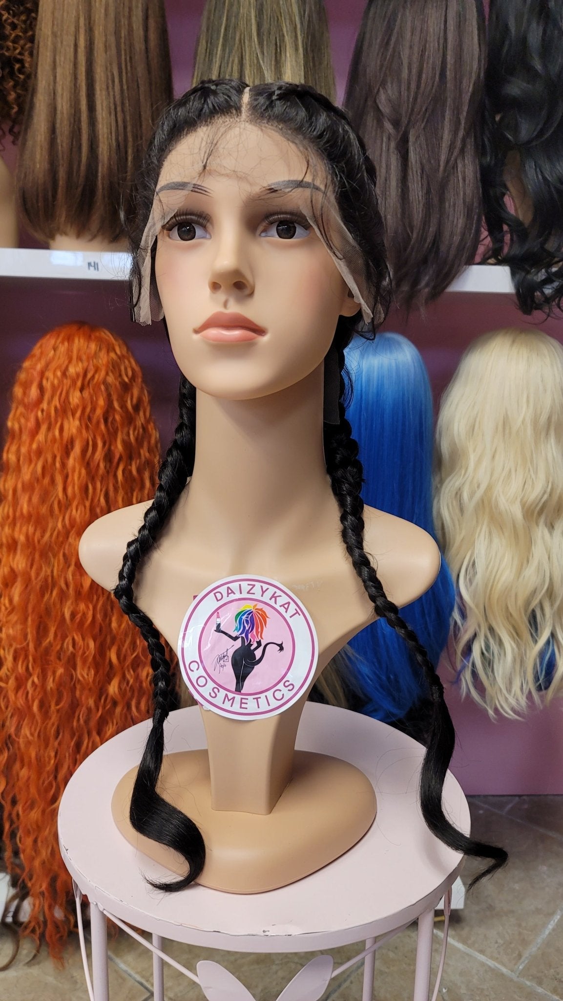 280 Cici - Braided Middle Part Lace Front Wig - 2 - DaizyKat Cosmetics 280 Cici - Braided Middle Part Lace Front Wig - 2 DaizyKat Cosmetics Wigs