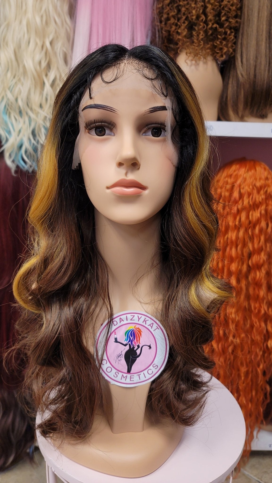 423 Jasmine - Middle Part Lace Front Wig - 1B/274 - DaizyKat Cosmetics 423 Jasmine - Middle Part Lace Front Wig - 1B/274 DaizyKat Cosmetics Wigs