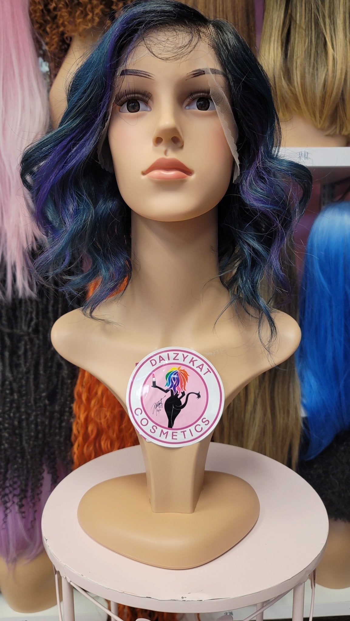 430 Maddy - 13x4 Free Part Lace Front Wig - PURP/GRN - DaizyKat Cosmetics 430 Maddy - 13x4 Free Part Lace Front Wig - PURP/GRN DaizyKat Cosmetics Wigs