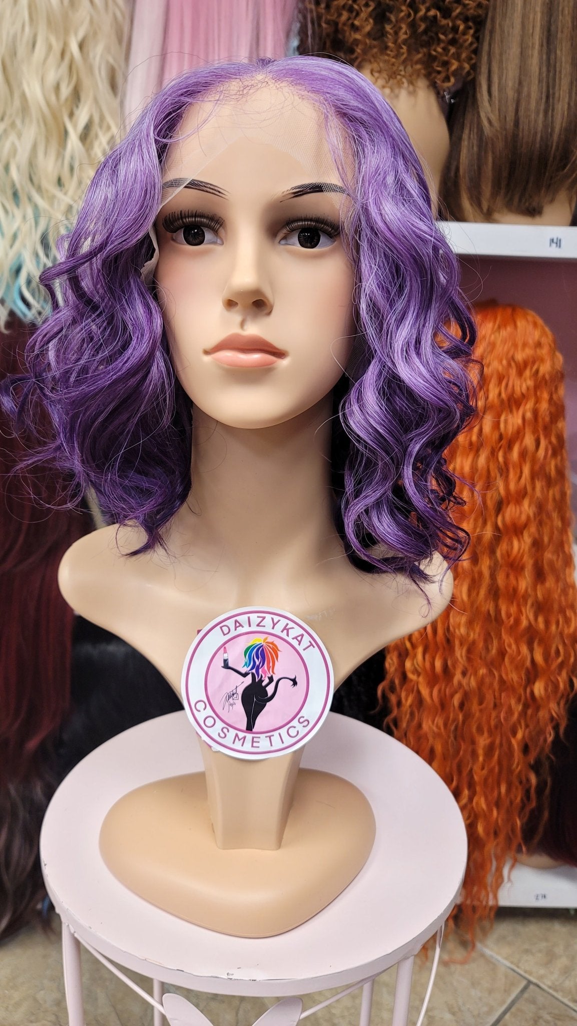 443 Leslie - 13x4 Free Part Lace Front Wig - PURPLE - DaizyKat Cosmetics 443 Leslie - 13x4 Free Part Lace Front Wig - PURPLE DaizyKat Cosmetics Wigs