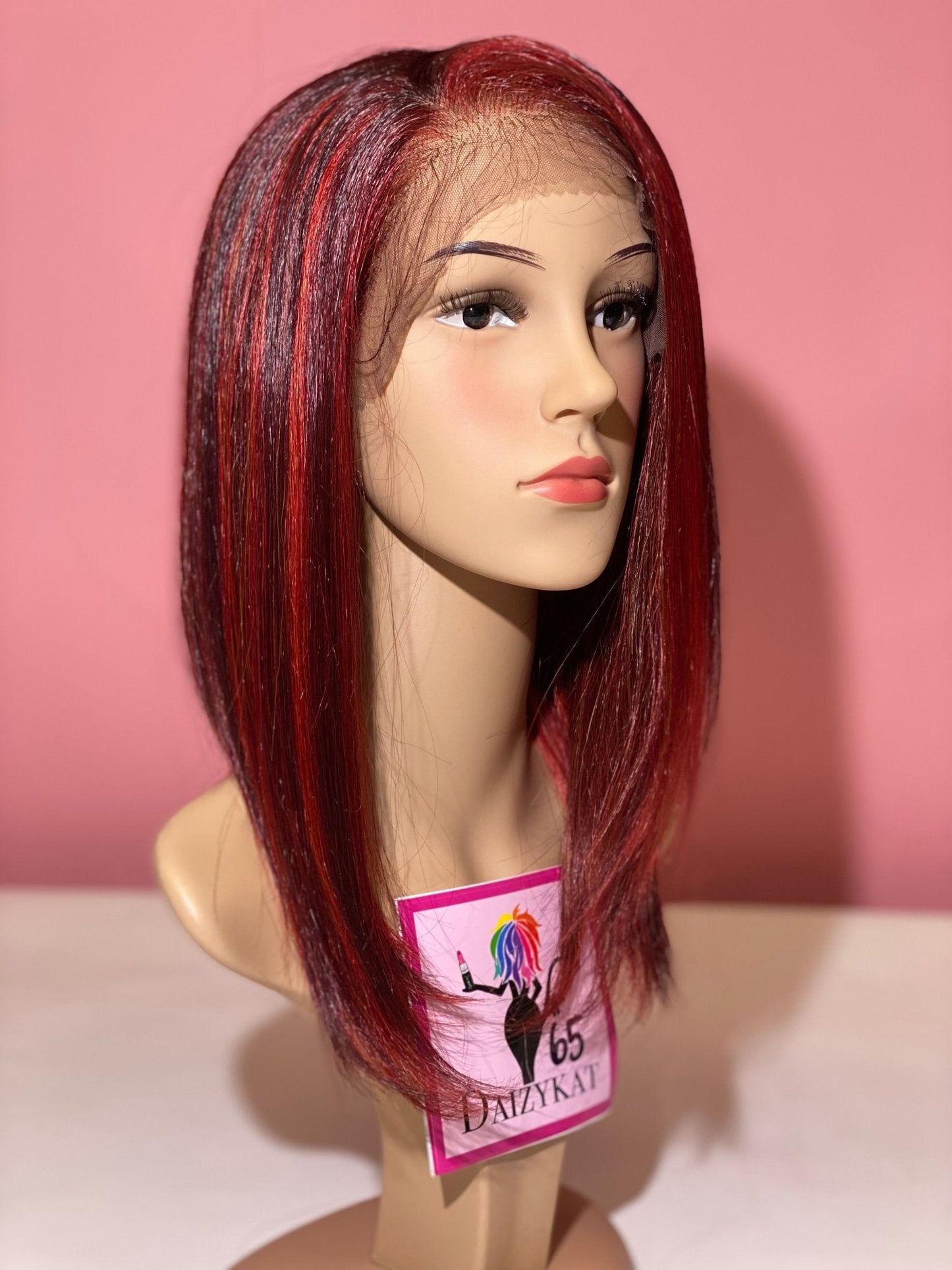 74 Sheri - 13x7 Free Part Lace Front Wig - D.RED - DaizyKat Cosmetics 74 Sheri - 13x7 Free Part Lace Front Wig - D.RED DaizyKat Cosmetics Wigs