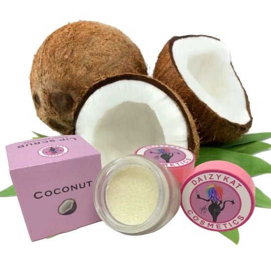 Coconut Lip Scrub - DaizyKat Cosmetics Coconut Lip Scrub DaizyKat Cosmetics Lip Scrub