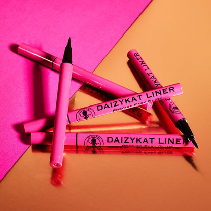 DaizyKat Waterproof Matte Black Eyeliner - Pink Tube - DaizyKat Cosmetics DaizyKat Waterproof Matte Black Eyeliner - Pink Tube DaizyKat Cosmetics eyeliner