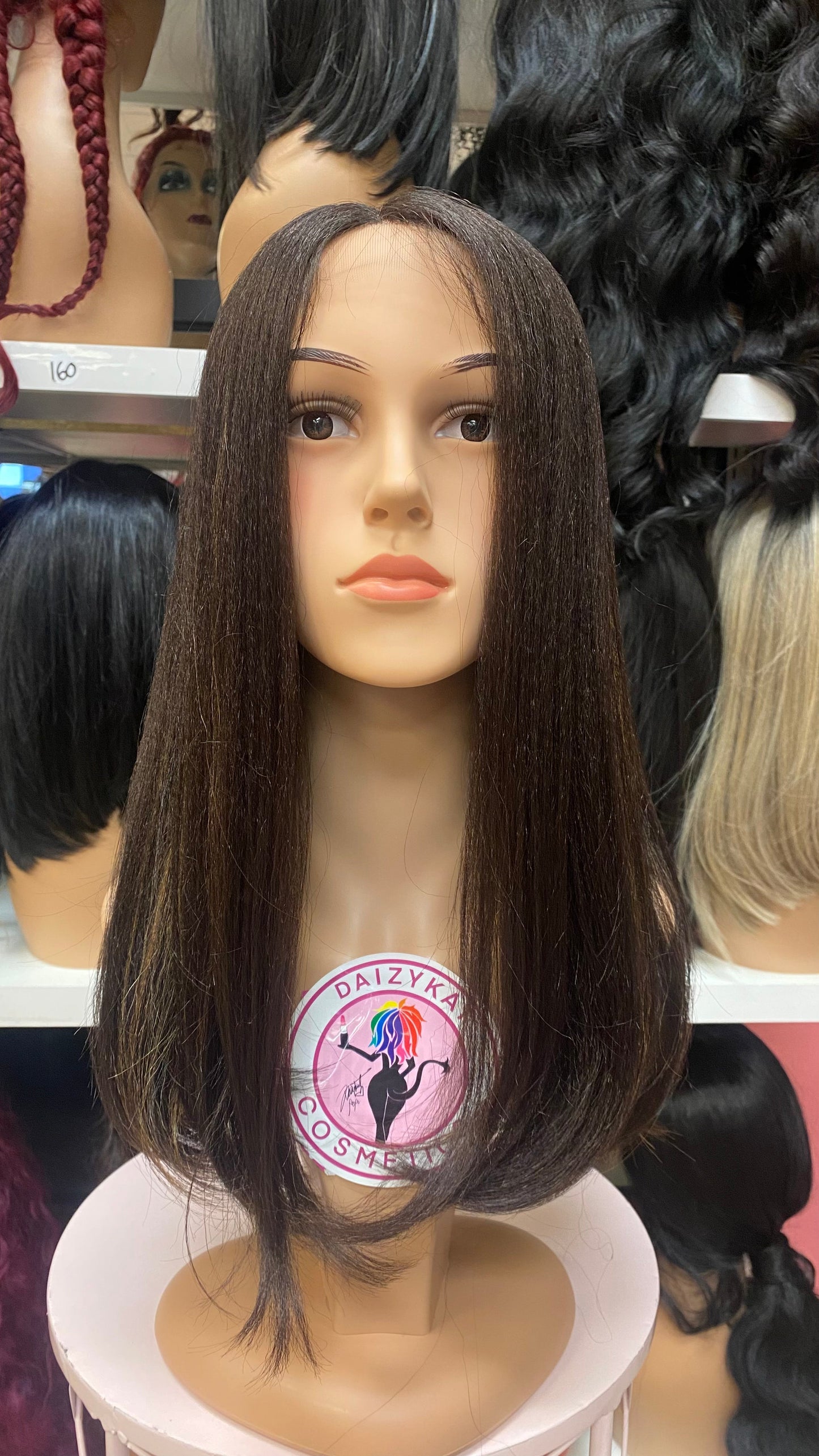 438 Sandra - Middle Part Lace Front Wig Human Hair Blend- 4/27 - DaizyKat Cosmetics 438 Sandra - Middle Part Lace Front Wig Human Hair Blend- 4/27 DaizyKat Cosmetics Wigs