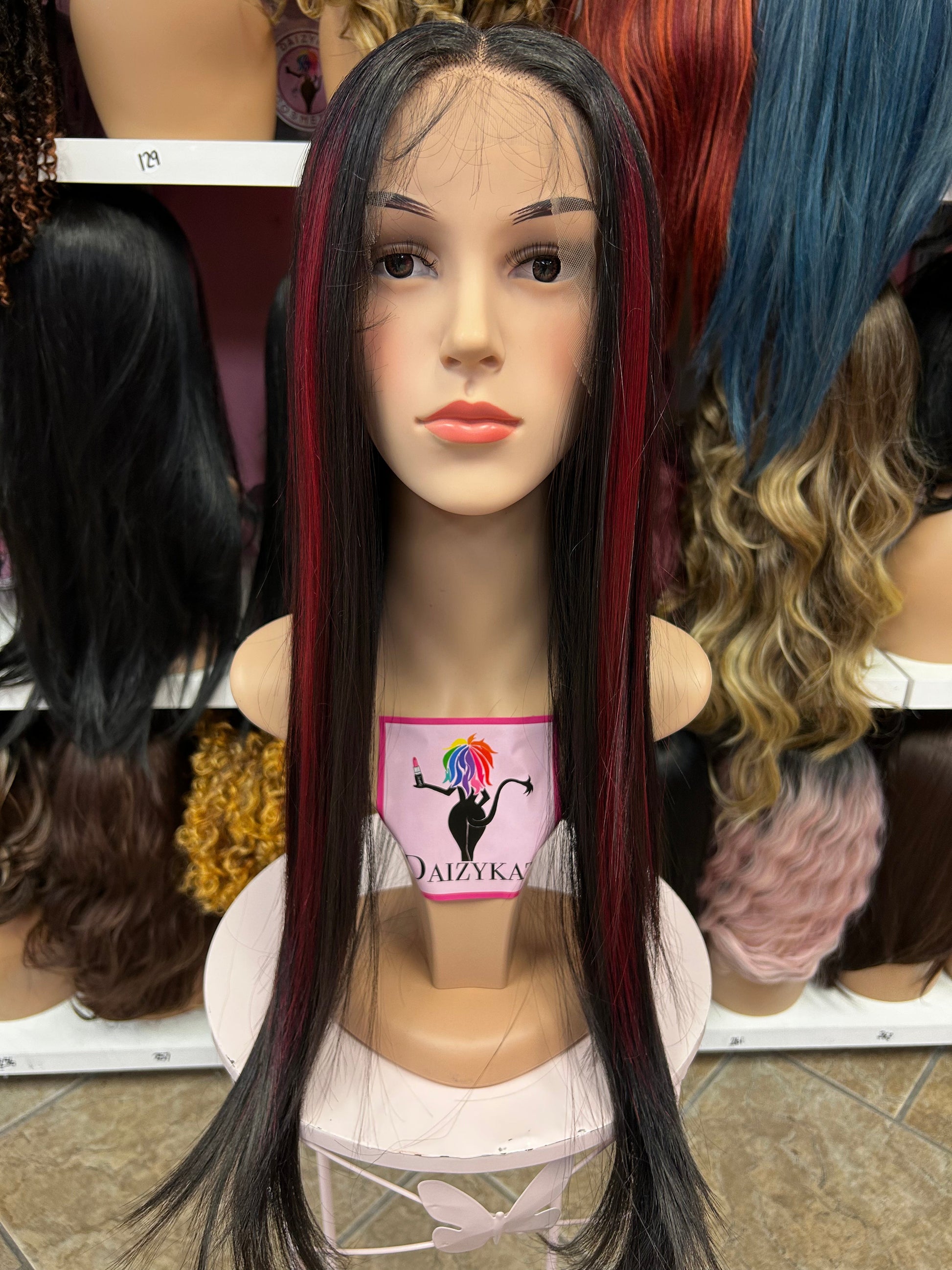 237 Alexa- Middle Part Lace Front Wig - 1B/BUG - DaizyKat Cosmetics 237 Alexa- Middle Part Lace Front Wig - 1B/BUG DaizyKat Cosmetics Wigs