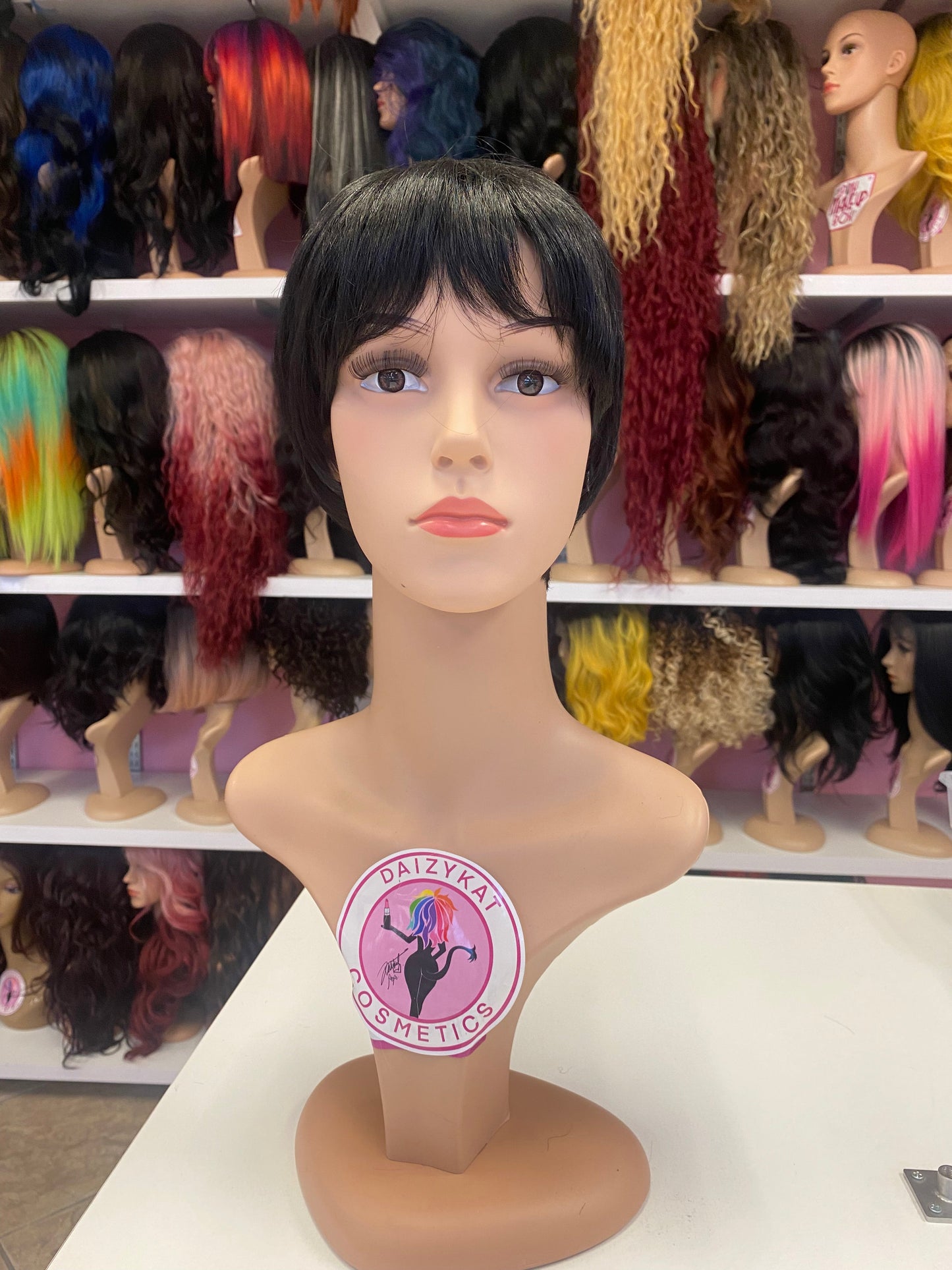 Eva - Boy Pro Cut Wig - 1B - DaizyKat Cosmetics Eva - Boy Pro Cut Wig - 1B DaizyKat Cosmetics Wigs