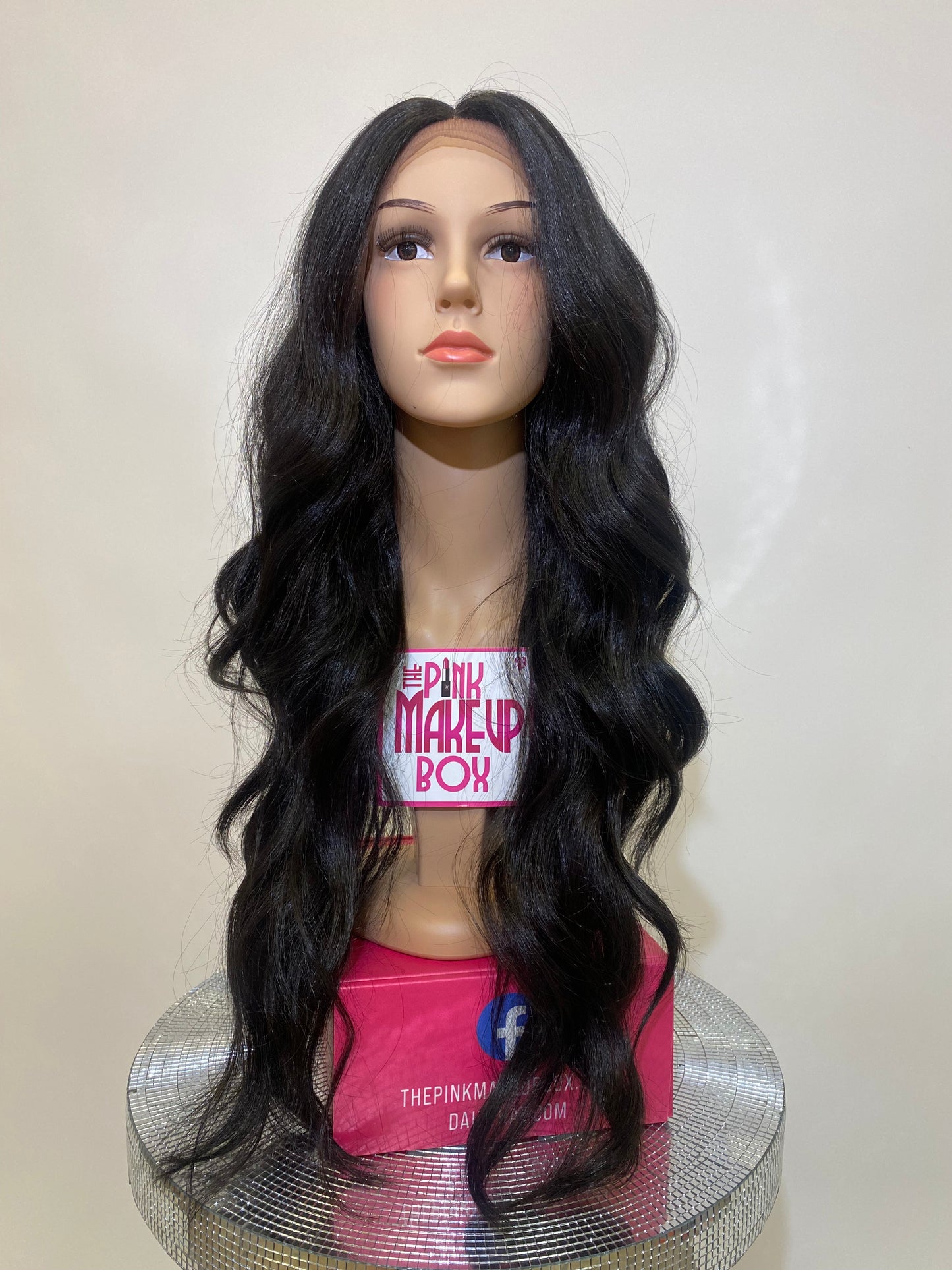 180 Nadia- Middle Part Lace Front Wig Human Hair Blend- 1B - DaizyKat Cosmetics 180 Nadia- Middle Part Lace Front Wig Human Hair Blend- 1B DaizyKat Cosmetics