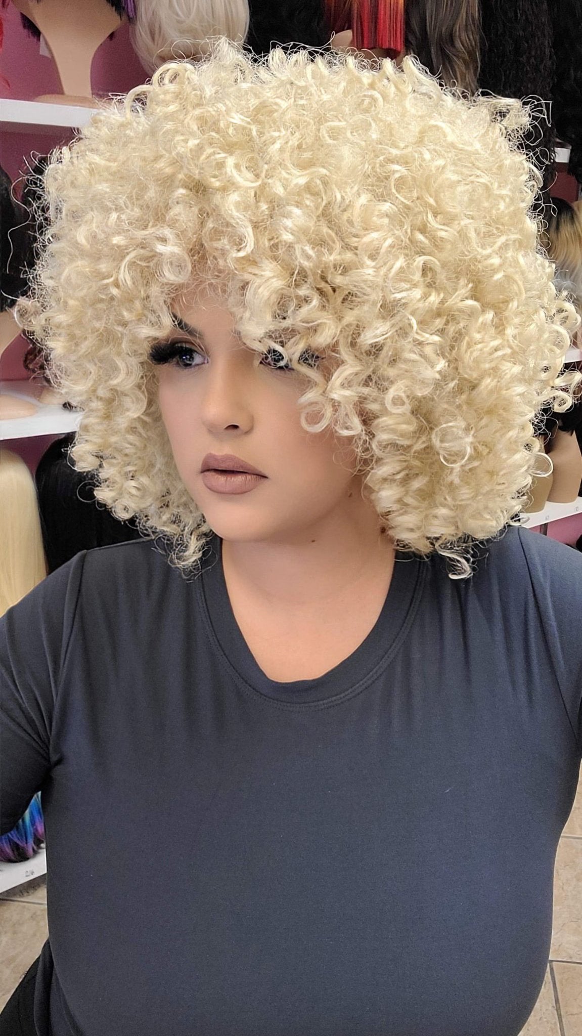 #331 Spice - Short Curly Wig - 613