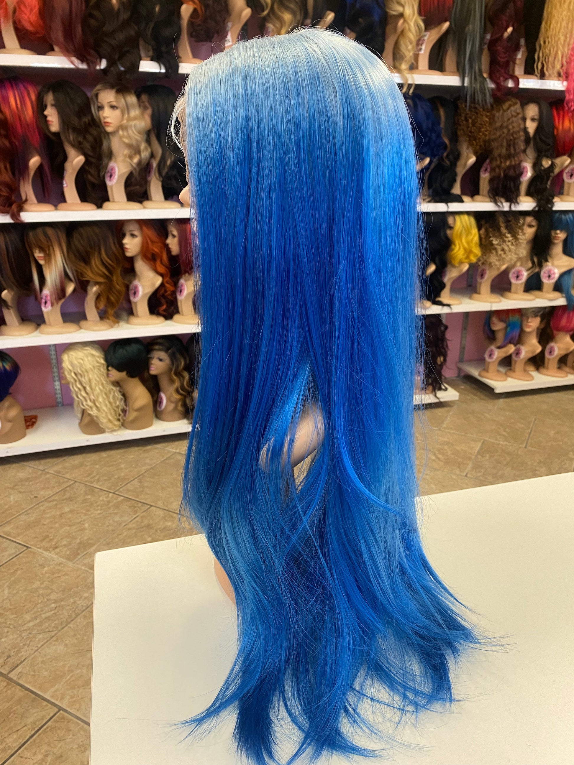 206 Cammi - Deep Middle Part Lace Front Wig - LIGHT BLUE/BLUE - DaizyKat Cosmetics 206 Cammi - Deep Middle Part Lace Front Wig - LIGHT BLUE/BLUE DaizyKat Cosmetics Wigs
