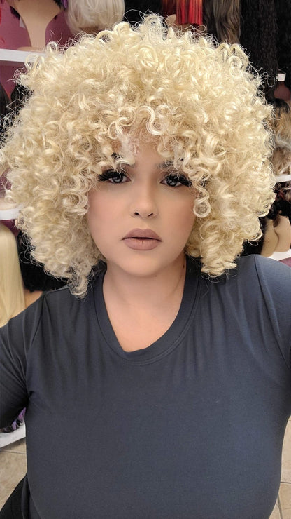 #222 Spice - Short Curly Wig - 613