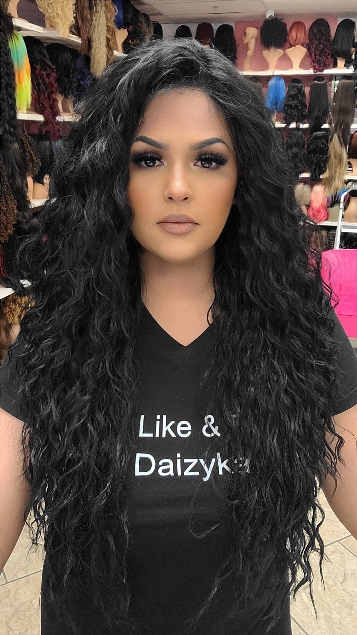 #107 Erica - 13x4 Free Part Lace Front Wig - 1B