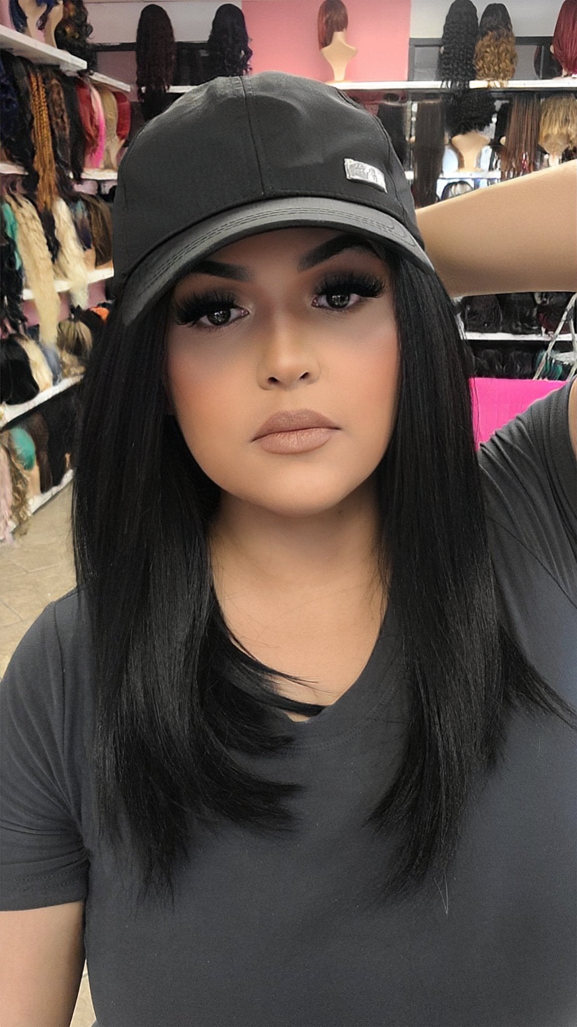 Pre-Order Kim - 13x4 Free Part Lace Front Wig - 1B