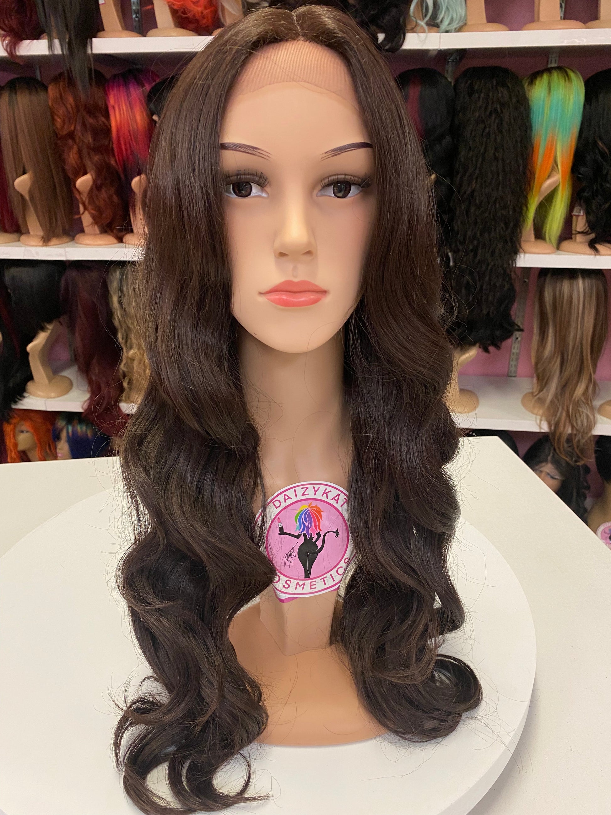 98 Rose - 24” Middle Part Lace Front Long Wig - 4 - DaizyKat Cosmetics 98 Rose - 24” Middle Part Lace Front Long Wig - 4 DaizyKat Cosmetics Wigs