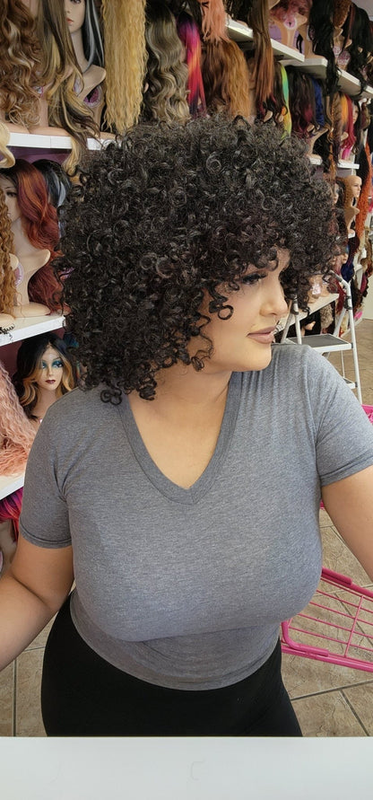 #230 Spice - Short Curly Wig - 2