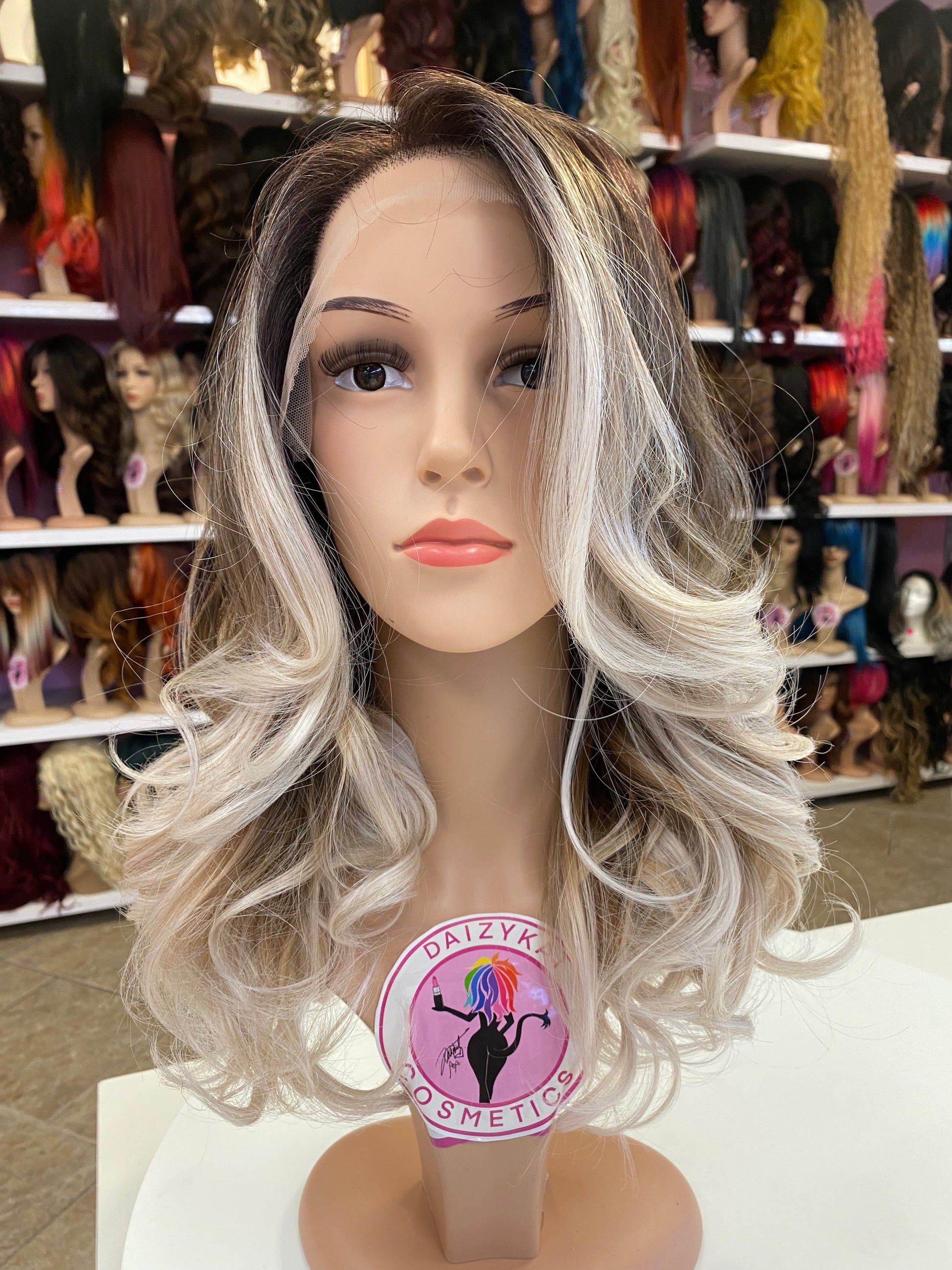331 Helen - 13x4 Free Part Lace Front Wig - 6/PALE BLONDE - DaizyKat Cosmetics 331 Helen - 13x4 Free Part Lace Front Wig - 6/PALE BLONDE DaizyKat Cosmetics Wigs