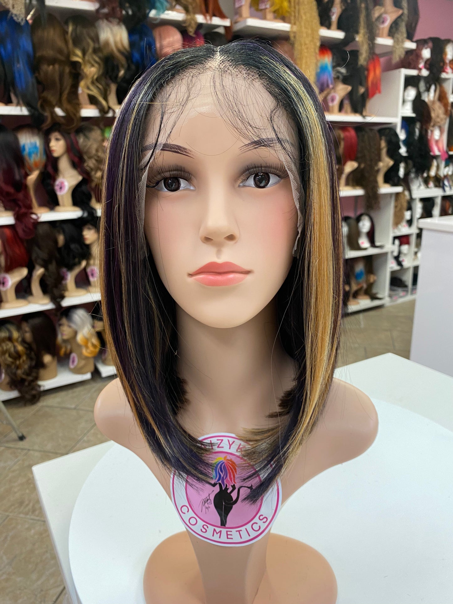 288 Victoria- 13x4 Free Part Lace Front Wig - 1B/GOLD - DaizyKat Cosmetics 288 Victoria- 13x4 Free Part Lace Front Wig - 1B/GOLD DaizyKat Cosmetics Wigs