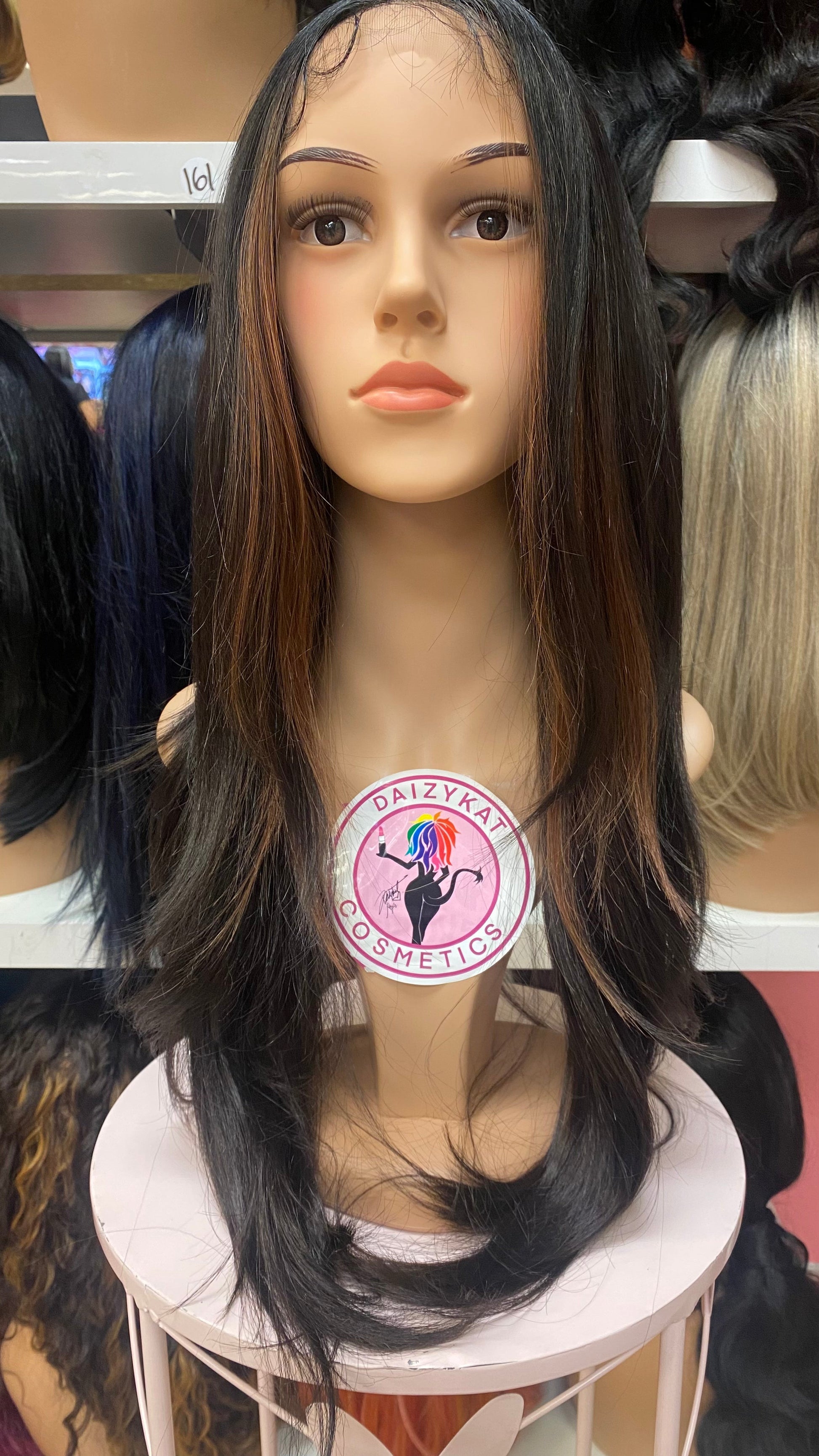 165 KAREN - Middle Part Lace Front Wig - 1B/30 - DaizyKat Cosmetics 165 KAREN - Middle Part Lace Front Wig - 1B/30 DaizyKat Cosmetics Wigs