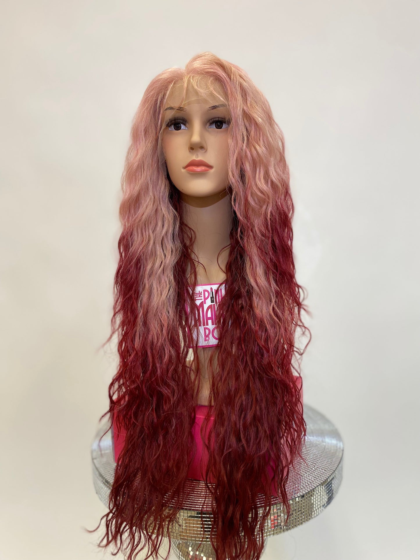 191 Erica- 13x4 Free Part Lace Front Wig - PINK TO RED - DaizyKat Cosmetics 191 Erica- 13x4 Free Part Lace Front Wig - PINK TO RED DaizyKat Cosmetics Wigs