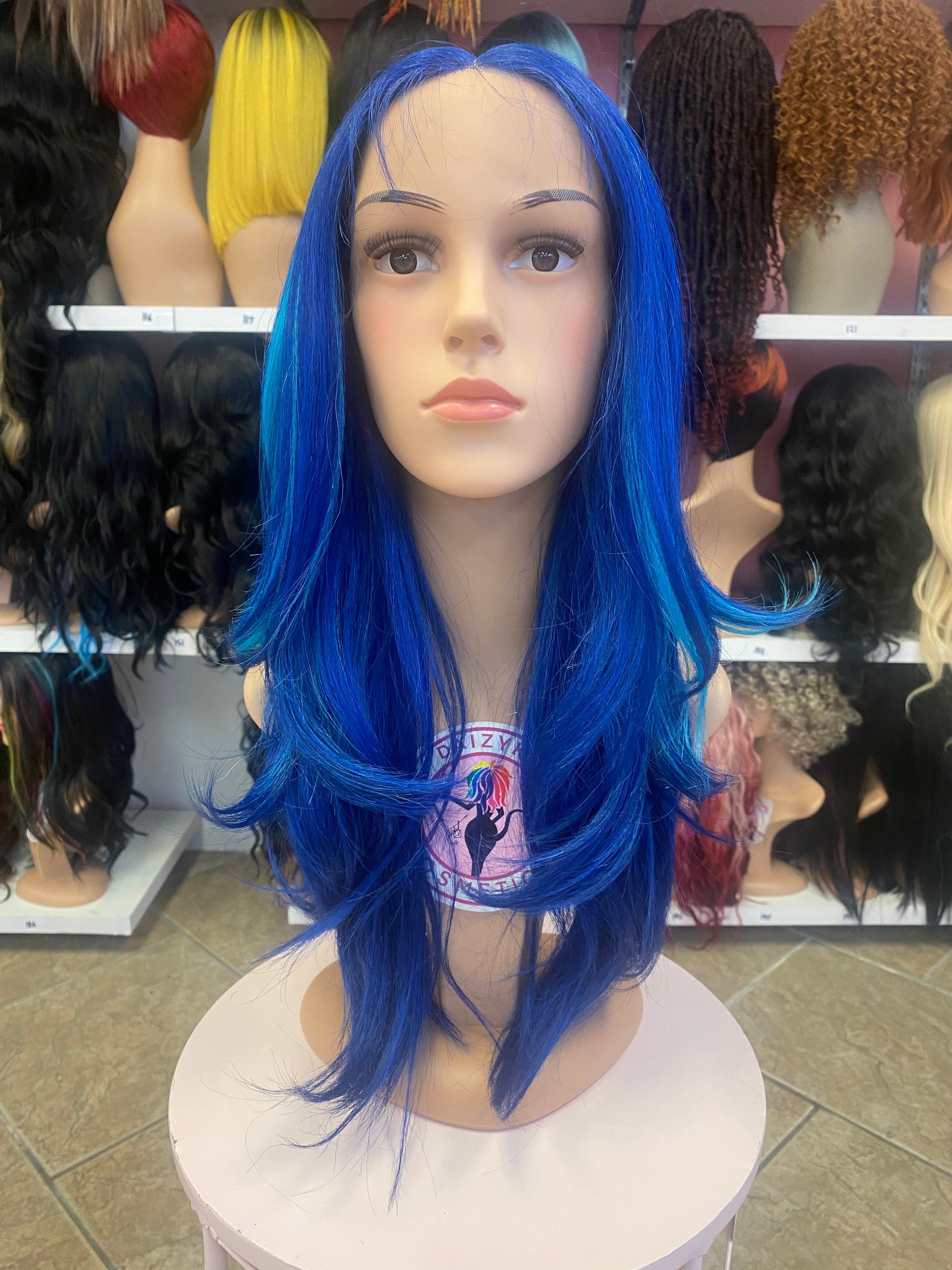 2 JAMIE - Middle Part Lace Front Wig - BLU/L.BLU - DaizyKat Cosmetics 2 JAMIE - Middle Part Lace Front Wig - BLU/L.BLU DaizyKat Cosmetics Wigs