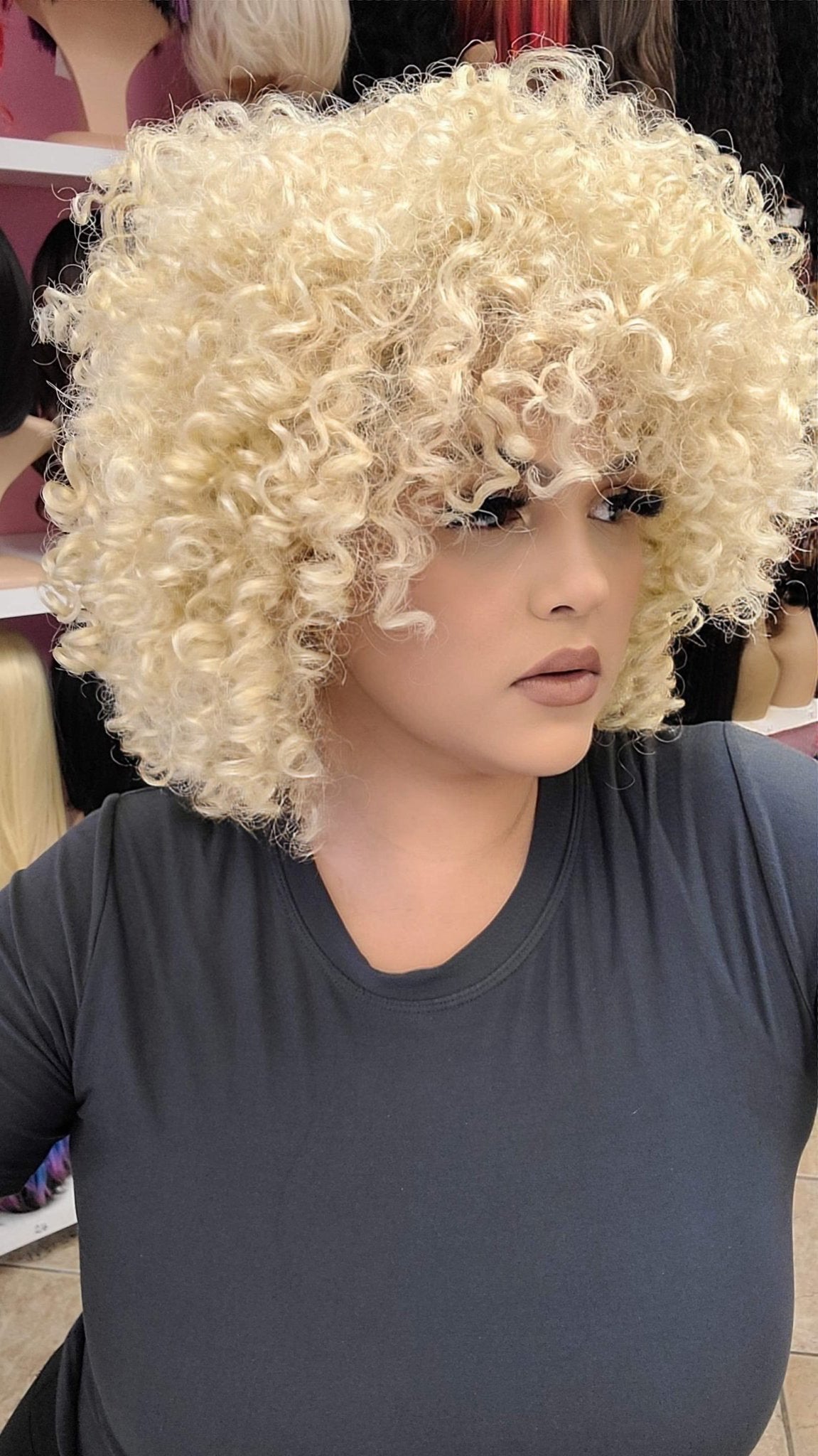 #222 Spice - Short Curly Wig - 613