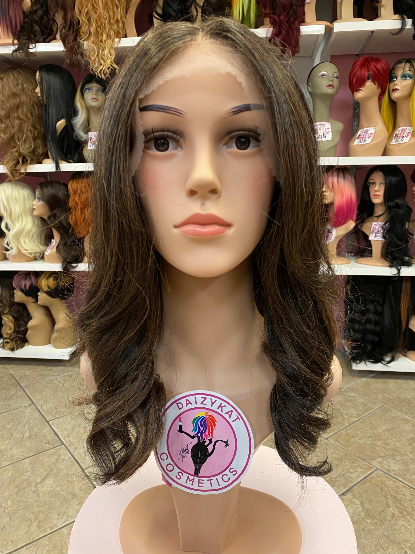 346 Karla - Middle Part Lace Front Wig - F1B/27 - DaizyKat Cosmetics 346 Karla - Middle Part Lace Front Wig - F1B/27 DaizyKat Cosmetics Wigs