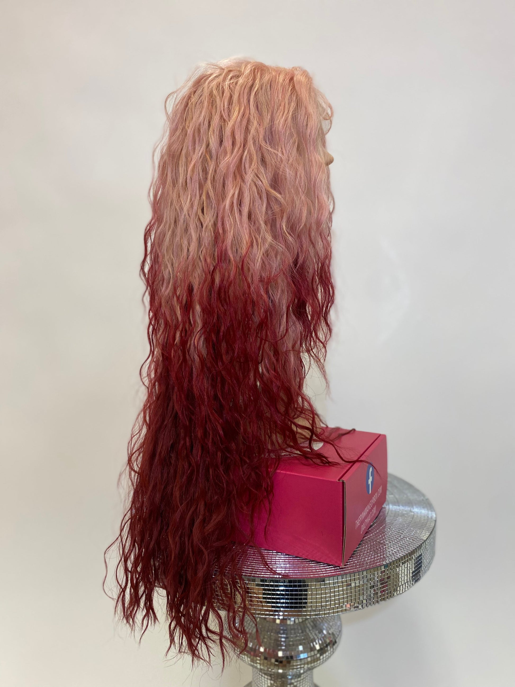 191 Erica- 13x4 Free Part Lace Front Wig - PINK TO RED - DaizyKat Cosmetics 191 Erica- 13x4 Free Part Lace Front Wig - PINK TO RED DaizyKat Cosmetics Wigs