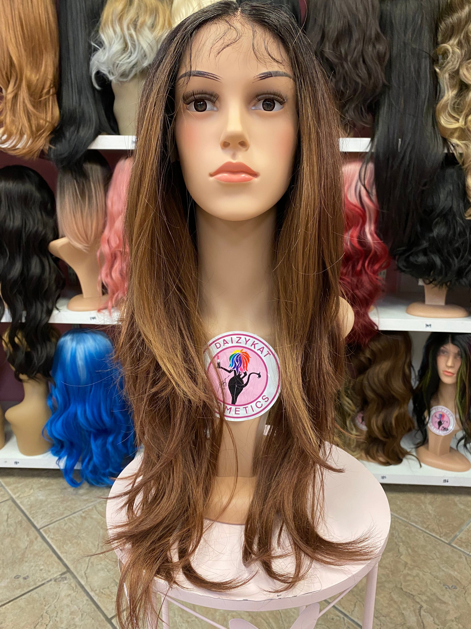 Karen- Middle Part Lace Front Wig - 4/27/30 - DaizyKat Cosmetics Karen- Middle Part Lace Front Wig - 4/27/30 DaizyKat Cosmetics Wigs