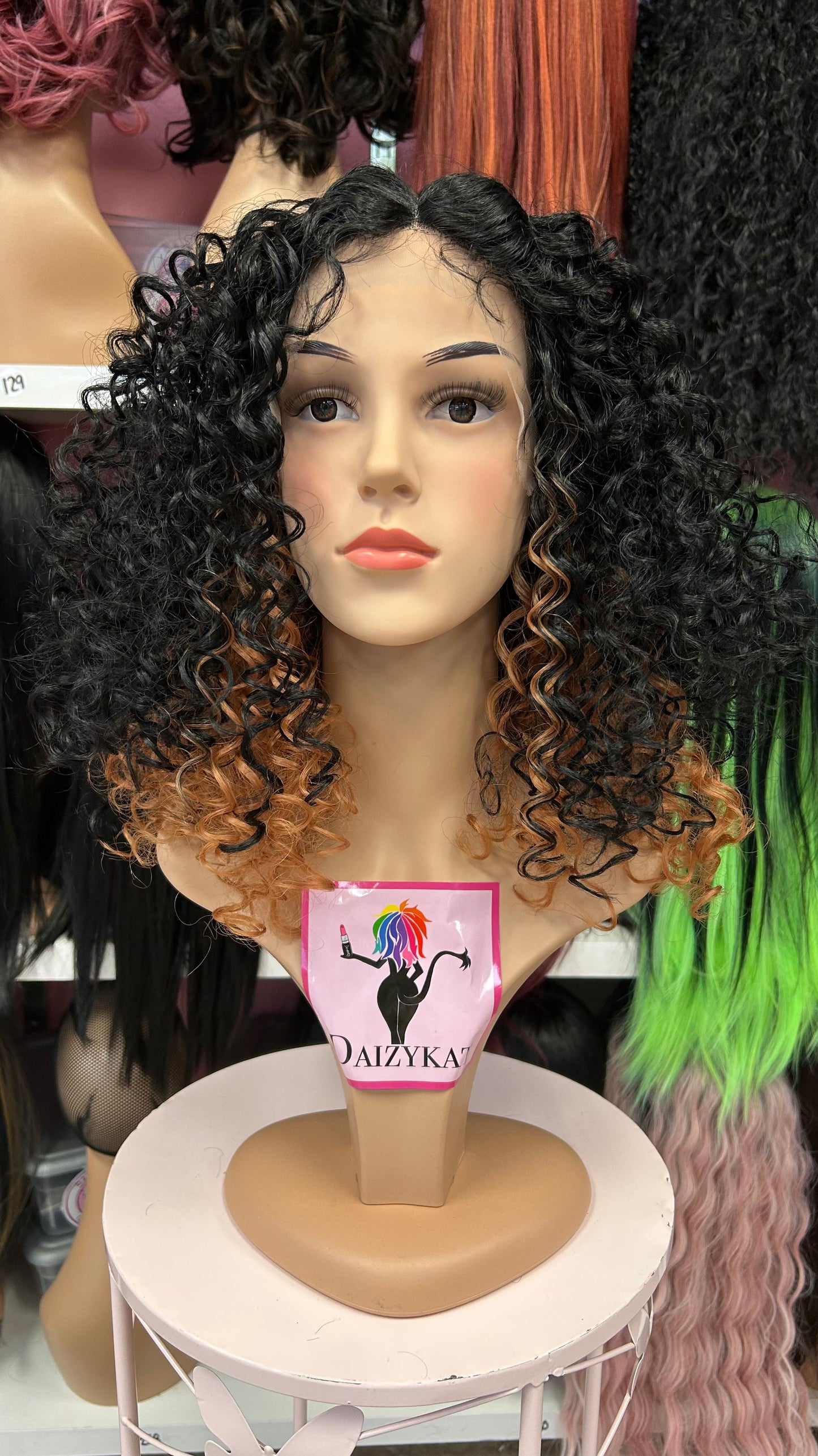 #274 LUPE - Middle Part Lace Front Wig - 1B/30
