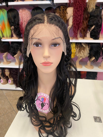 63 Nessa - 13x4 FREE PART LACE FRONT WIG BRAIDED - 2 - DaizyKat Cosmetics 63 Nessa - 13x4 FREE PART LACE FRONT WIG BRAIDED - 2 DaizyKat Cosmetics Wigs