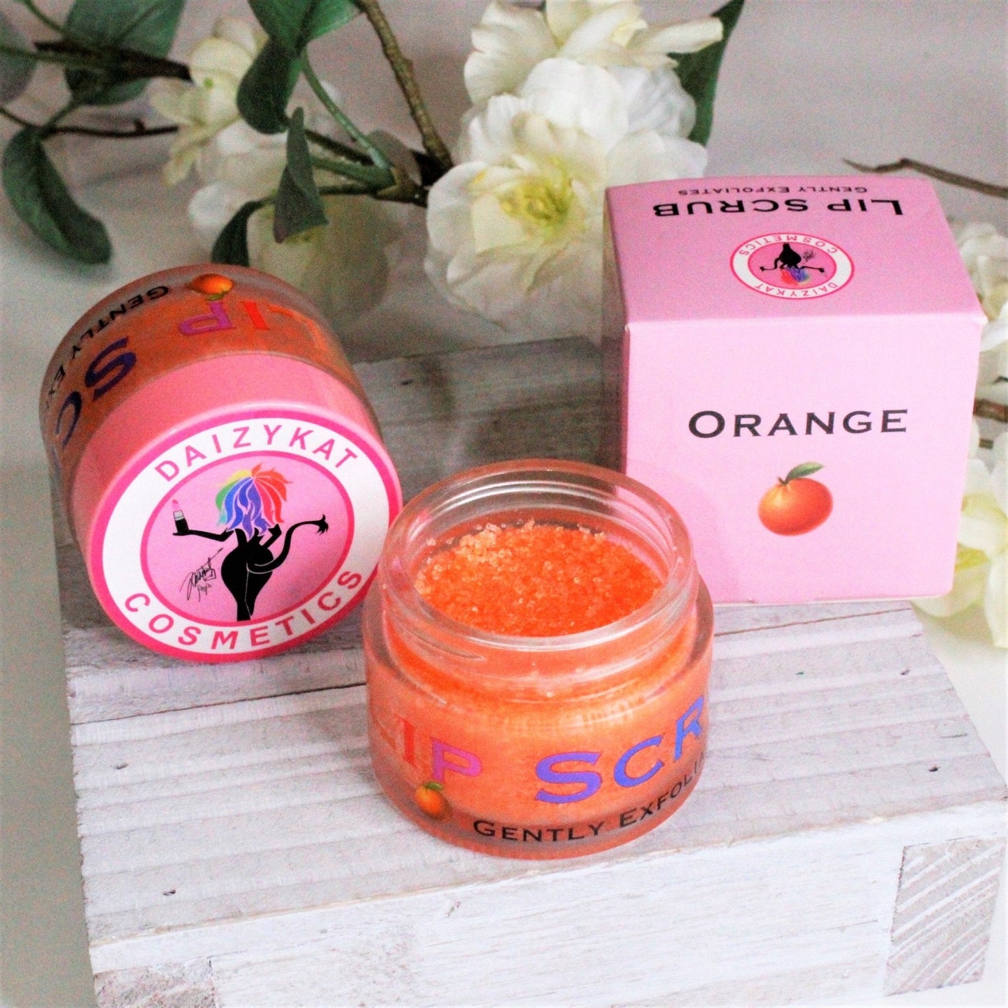 Orange Lip Scrub - DaizyKat Cosmetics Orange Lip Scrub DaizyKat Cosmetics Lip Scrub