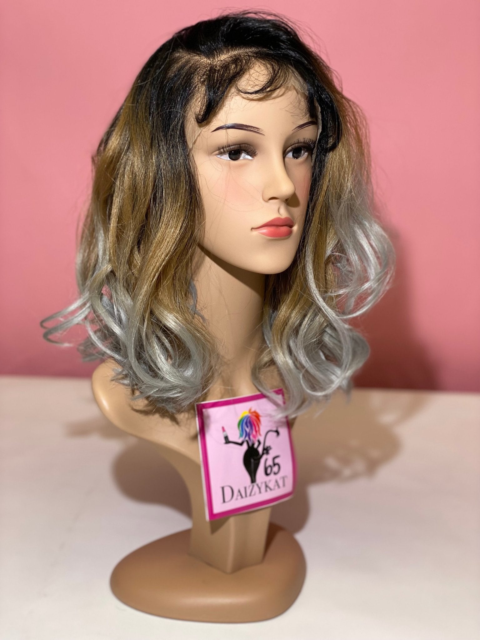 Tina - Free Part Lace Front Wig - 2/BR/SLV - DaizyKat Cosmetics Tina - Free Part Lace Front Wig - 2/BR/SLV DaizyKat Cosmetics Wigs